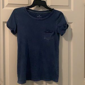 American Eagle Blue Favorite Tee